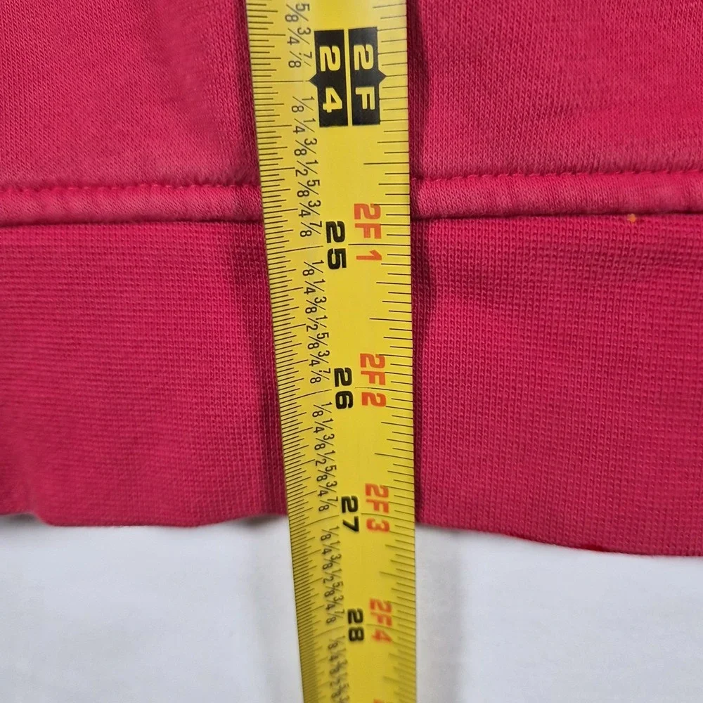 Jordan Sweatshirt‎ Mens Large Pink Plaid Spellout Crewneck Pullover Jumpman